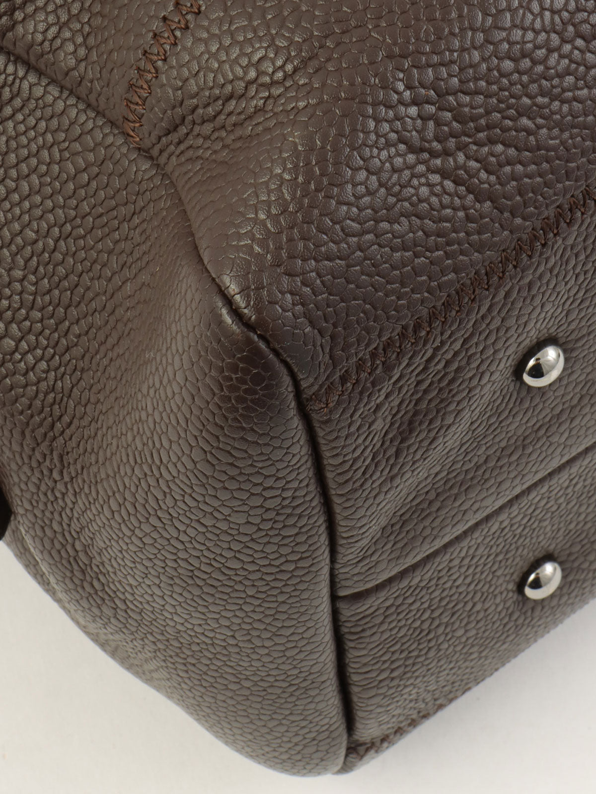 2004 Chocolate Bar Logo Plate Handbag, Brown