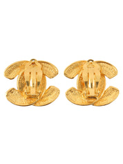 マトラッセステッチCCマークイヤリング ゴールド