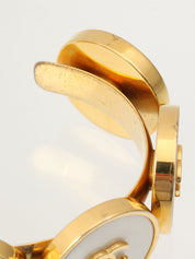 1995年製 ラウンド6CCマークバングル ゴールド/シェル