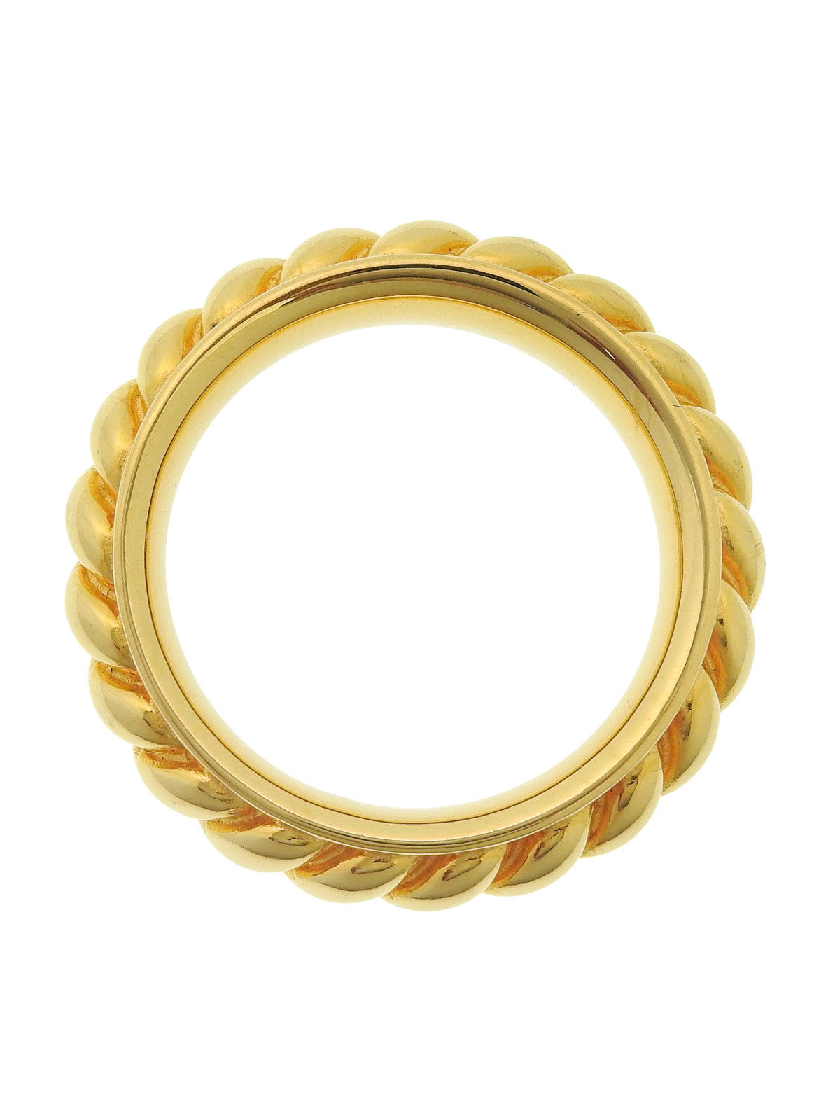 扭纹设计围巾戒指（金色）