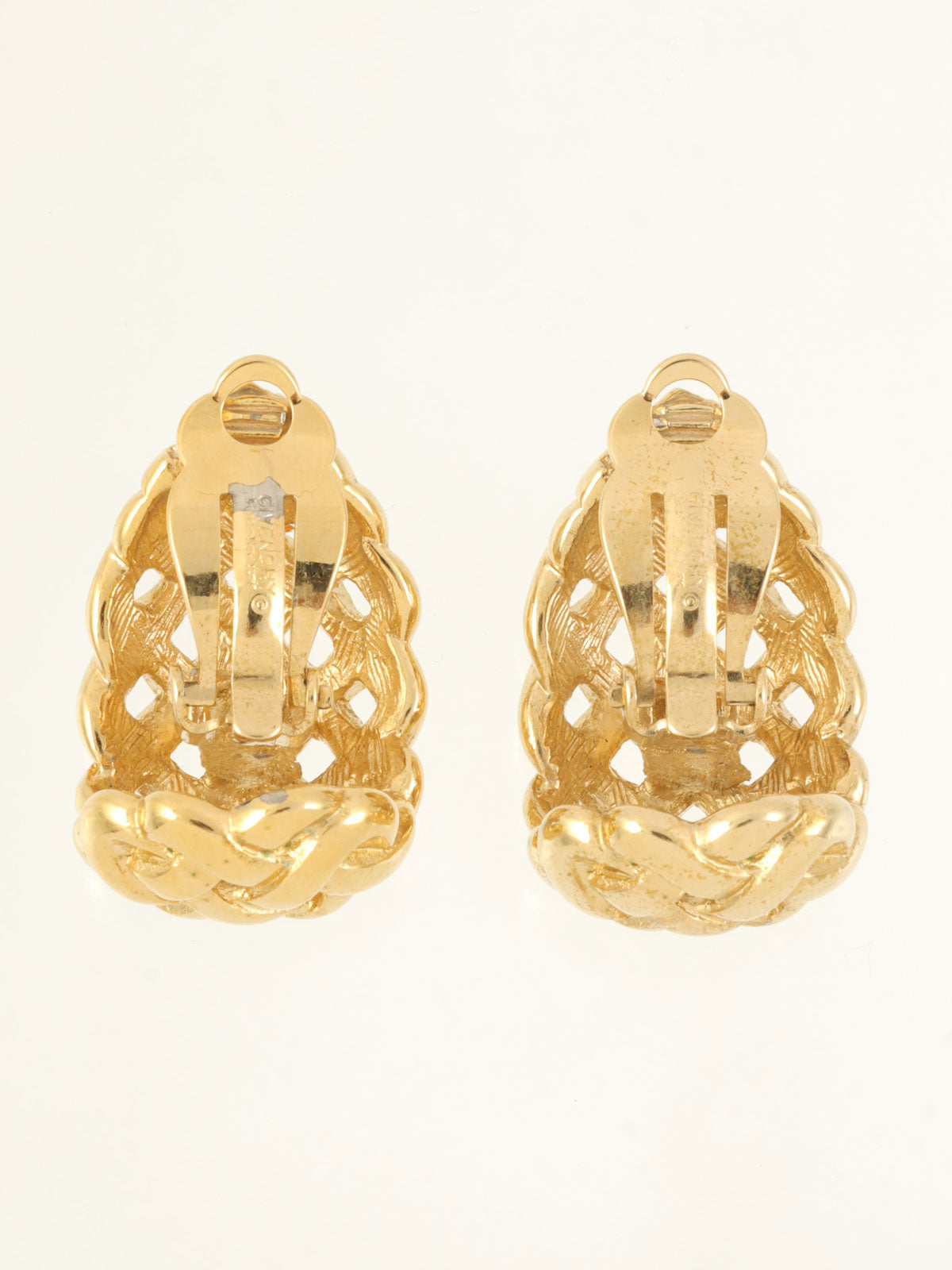 Bucket Motif Earrings Gold