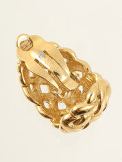 Bucket Motif Earrings Gold