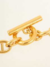 ロゴチャームチェーンネックレス ゴールド/マルチ