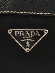 黑色尼龙水桶单肩包