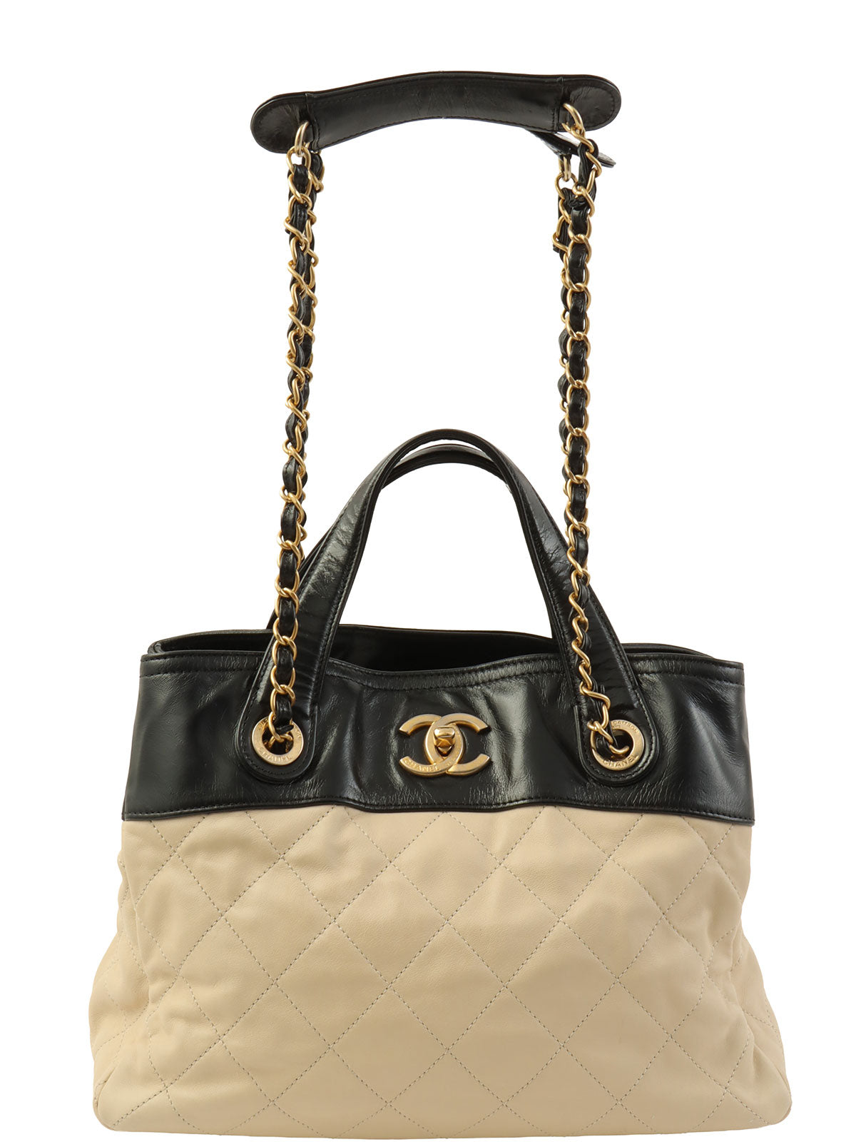 2013款 In the Mix 两用肩包，米色/黑色