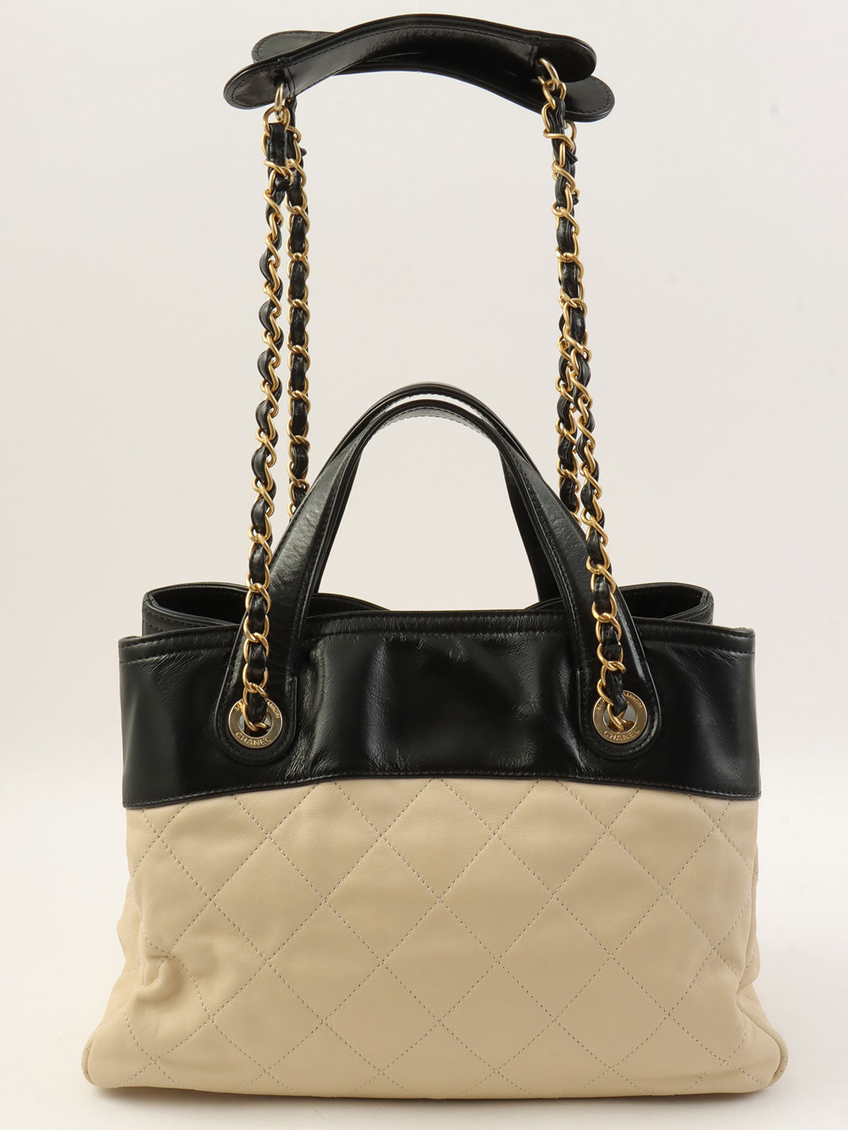 2013款 In the Mix 两用肩包，米色/黑色