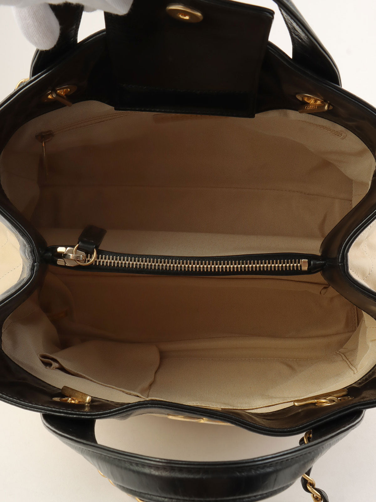 2013 In the Mix 2-way shoulder bag in beige/black