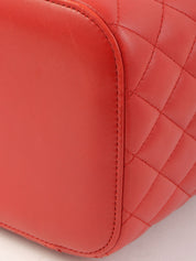 2016年頃製 CCマークプレートバニティバッグ レッド