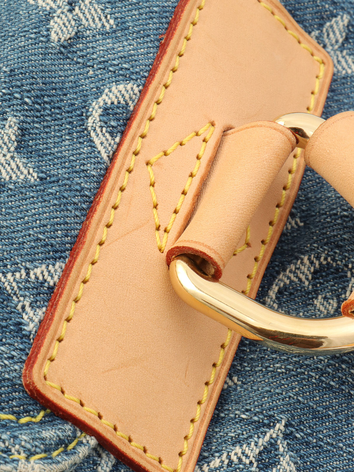 2006年製 デニムモノグラムサックアドPM ブルー