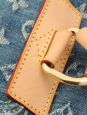 2006年製 デニムモノグラムサックアドPM ブルー