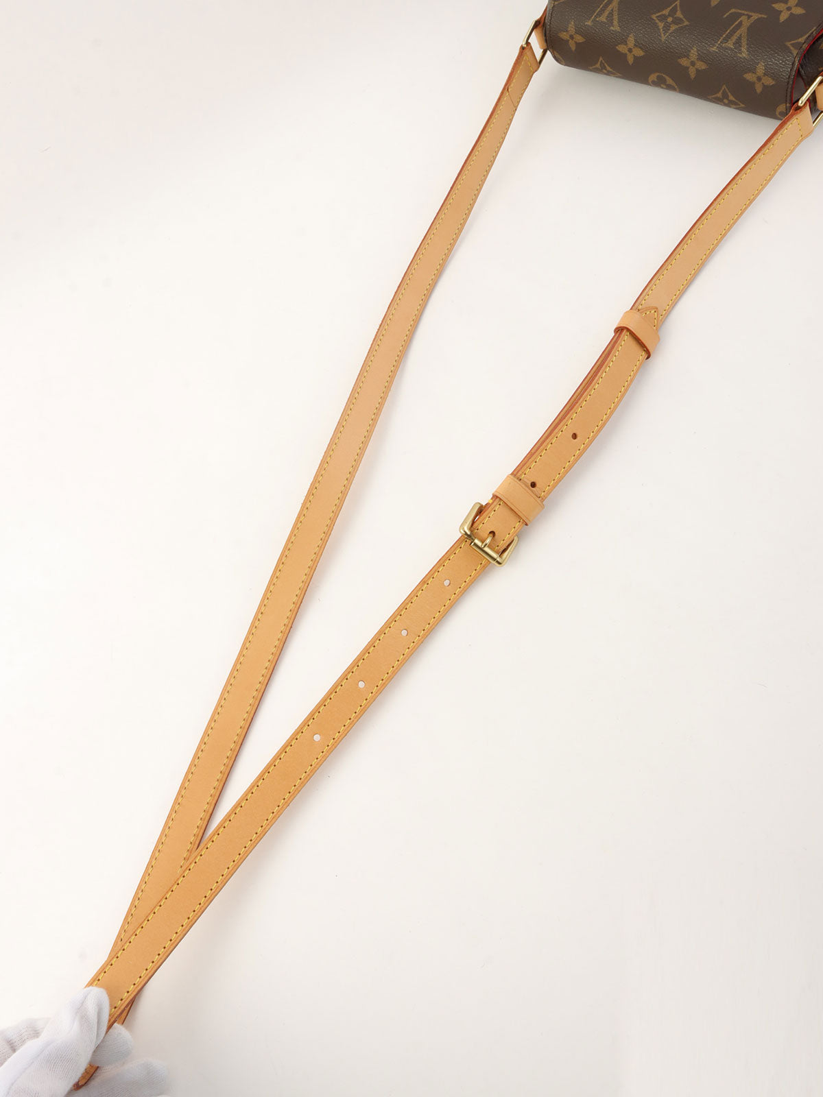 2004 Canvas Monogram Tan Blanc Brown