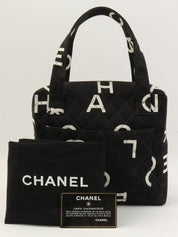 1997 Logo CC Mark Handbag Black