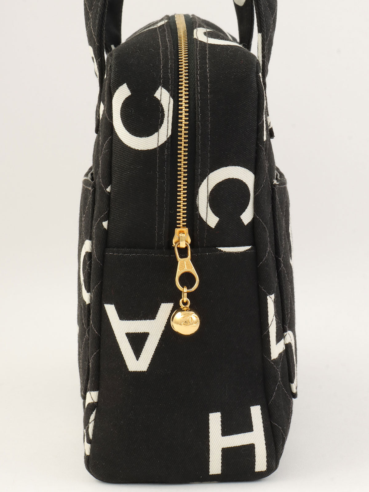 1997年頃製 ロゴCCマークハンドバッグ ブラック