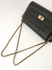 2001年頃製 チョコバー2.55CCマークチェーンバッグ ブラック