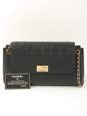 2001年頃製 チョコバー2.55CCマークチェーンバッグ ブラック