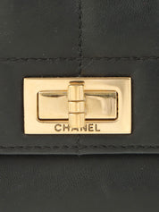 2001 Chocolate Bar 2.55cc Mark Chain Bag, Black