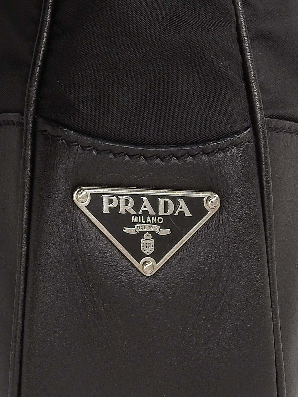 Logo Plate One Shoulder Bag Black