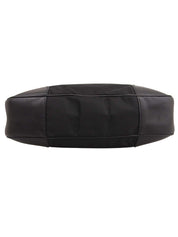 Logo Plate One Shoulder Bag Black