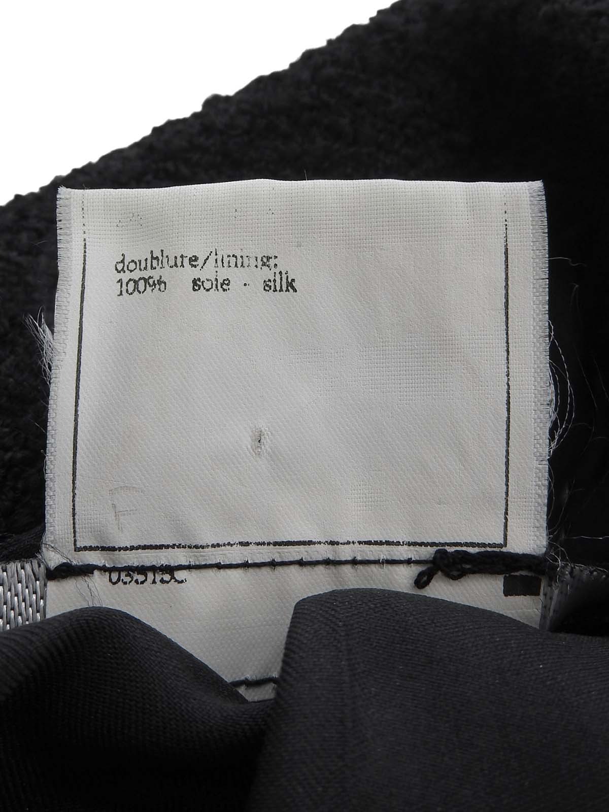 Back logo CC mark button double-breasted set up black