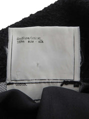 Back logo CC mark button double-breasted set up black