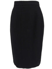 Back logo CC mark button double-breasted set up black