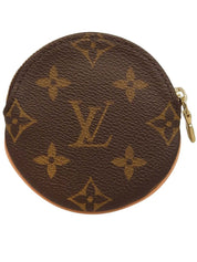 2007 帆布花押字 Porte Monnaie 长棕色