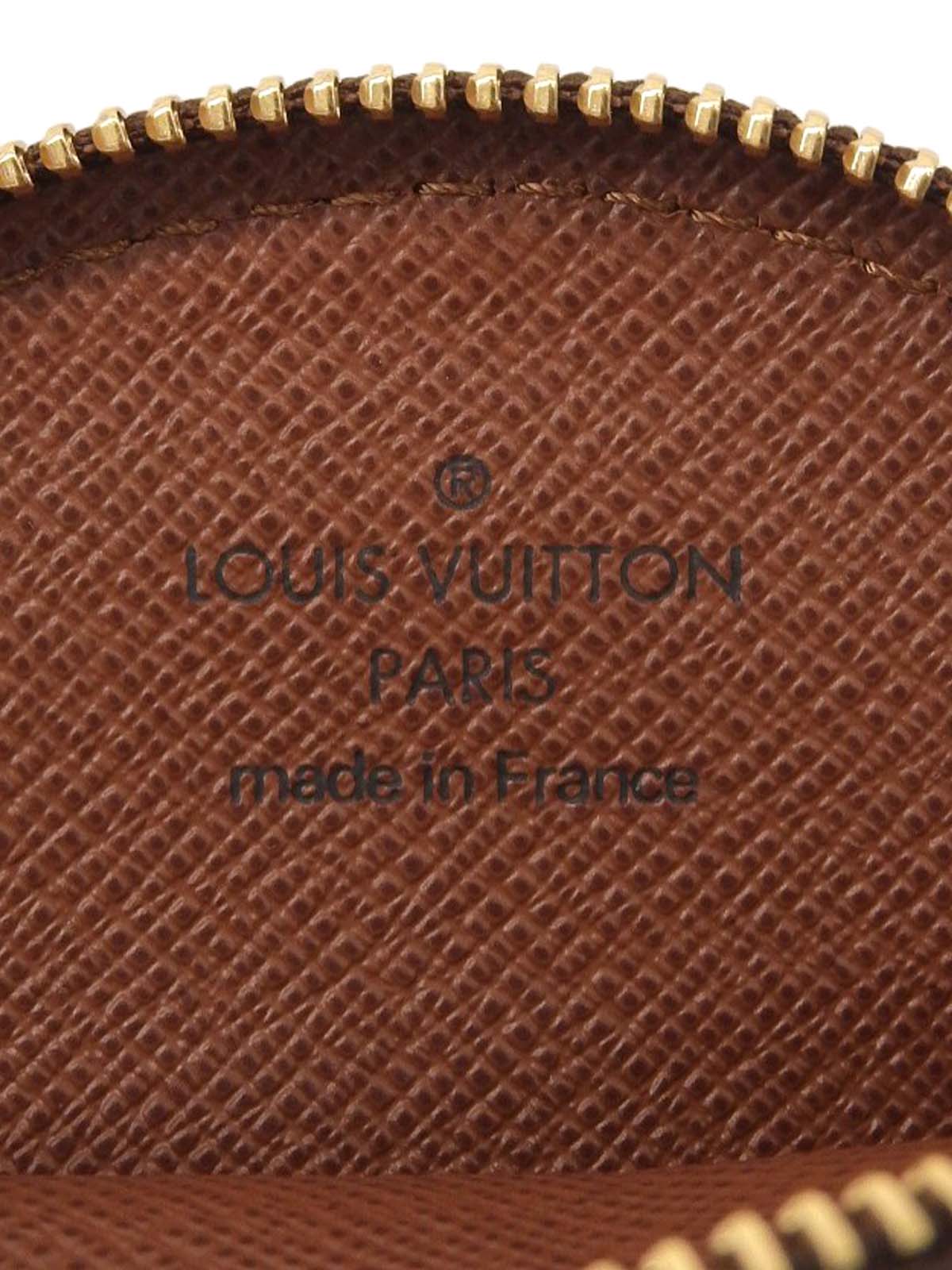 2007 帆布花押字 Porte Monnaie 长棕色