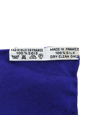 カレ90 LUNA PARKパターンスカーフ ブルー/マルチ