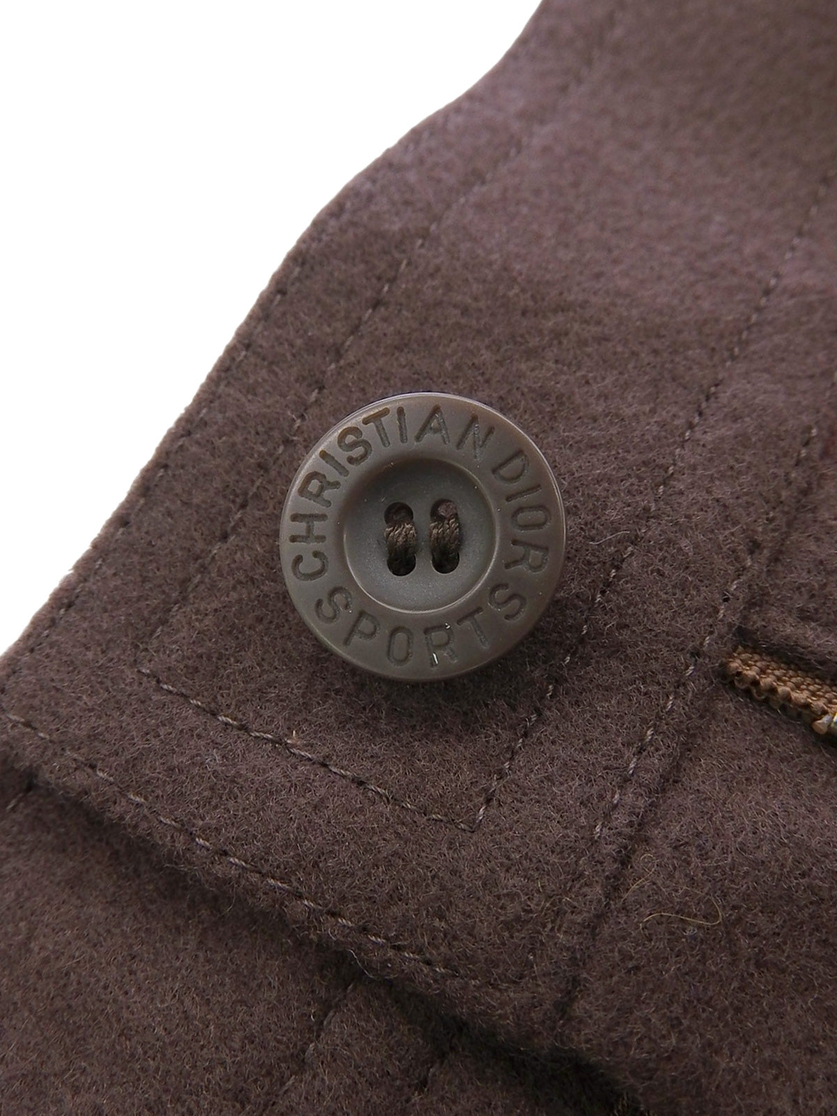 バックロゴ刺繍スカート ブラウン