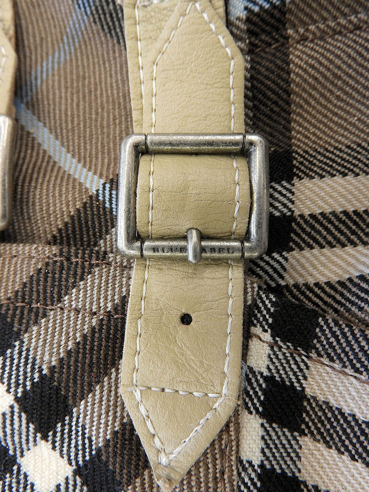 棕色格纹裹身迷你裙