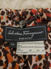 Quilted logo button jacket in ivory