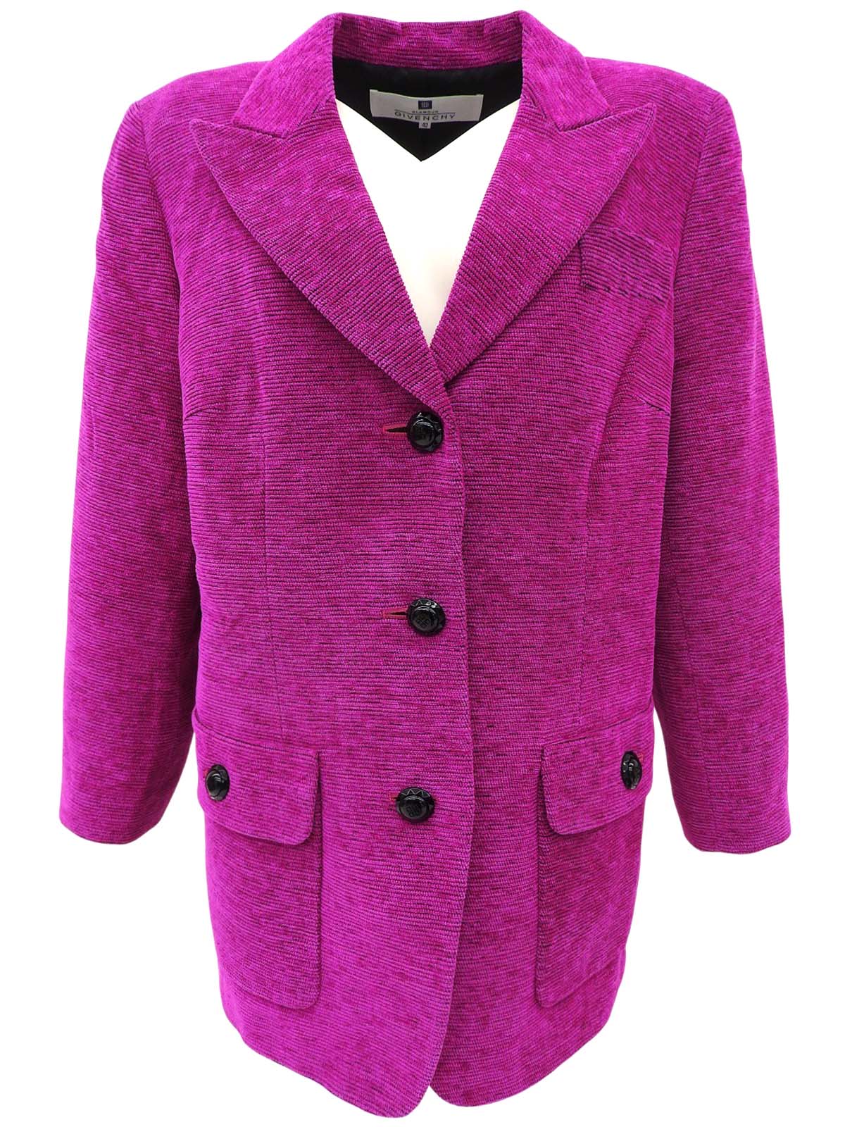 ロゴボタンジャケット ダリアパープル