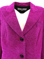 ロゴボタンジャケット ダリアパープル