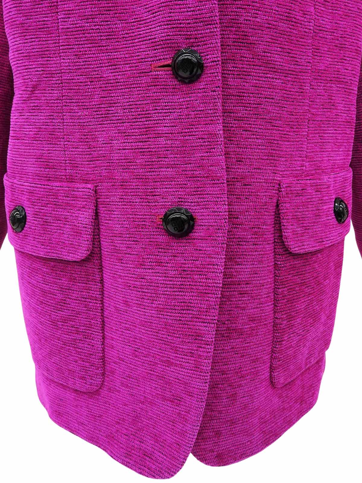 Logo Button Jacket Dahlia Purple