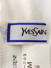 White ruffle sleeveless top