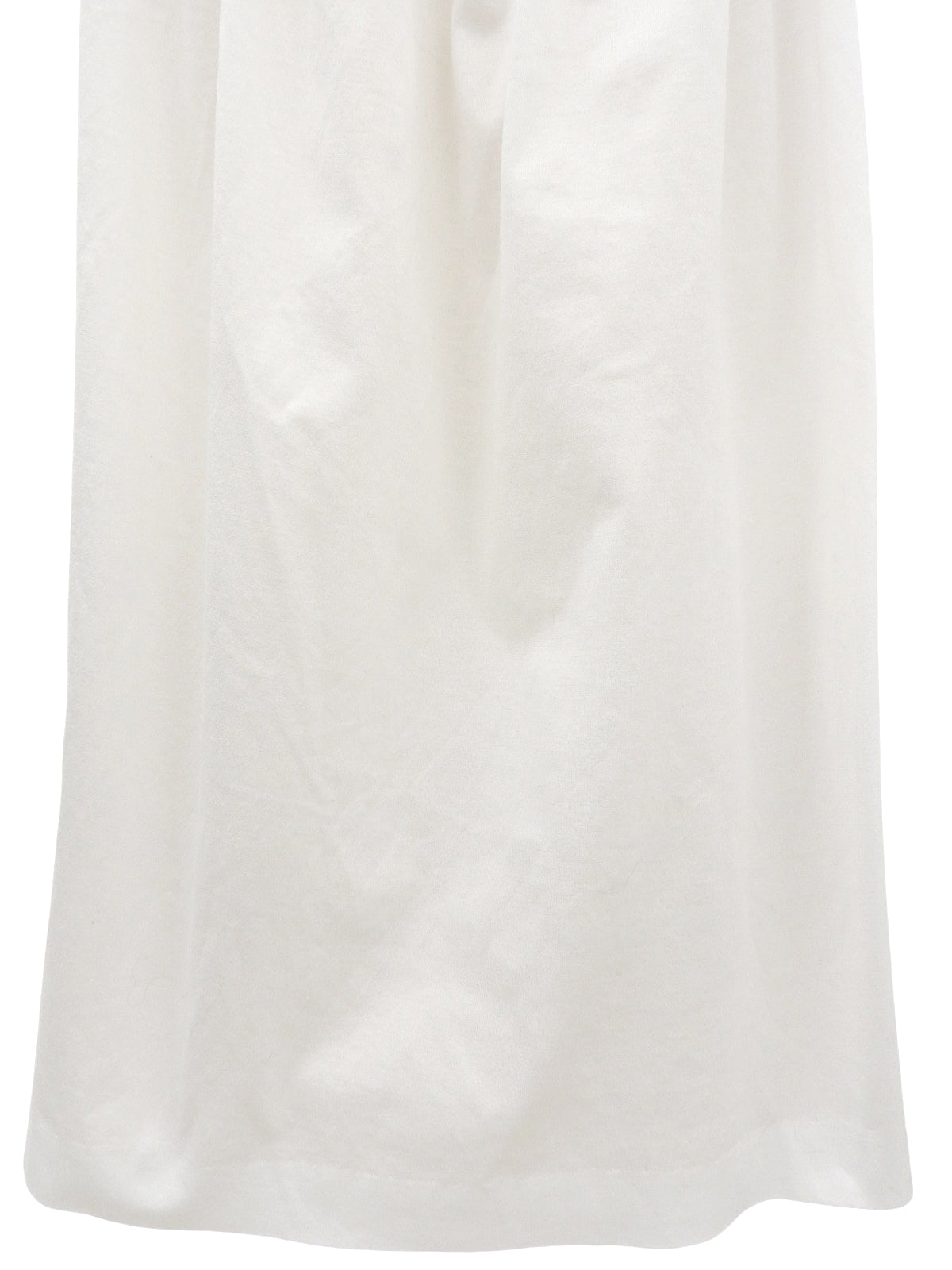 White ruffle sleeveless top