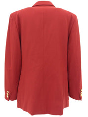 Logo Emblem Patch Jacket Red