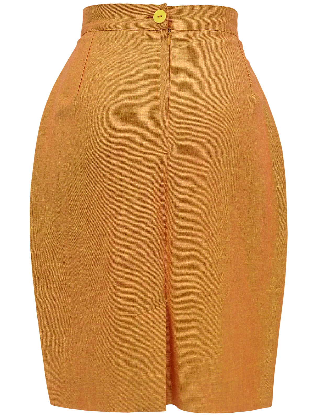 リネン半袖セットアップ オレンジ