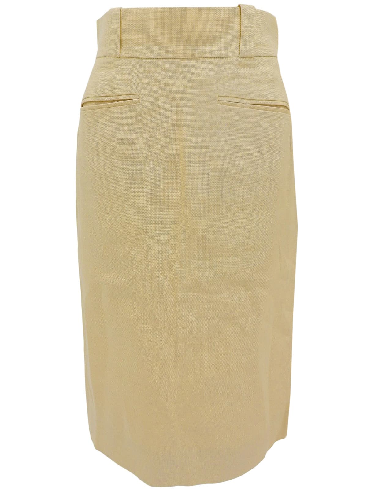 リネンCCマークボタンセットアップ ベージュ