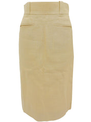 リネンCCマークボタンセットアップ ベージュ