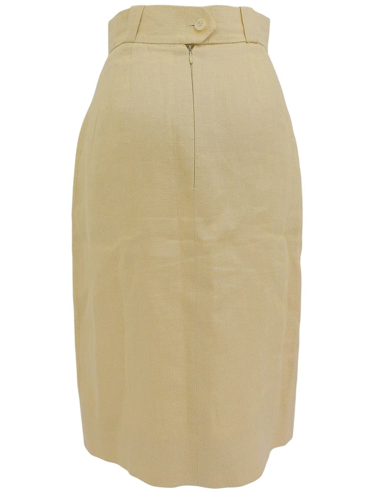 リネンCCマークボタンセットアップ ベージュ