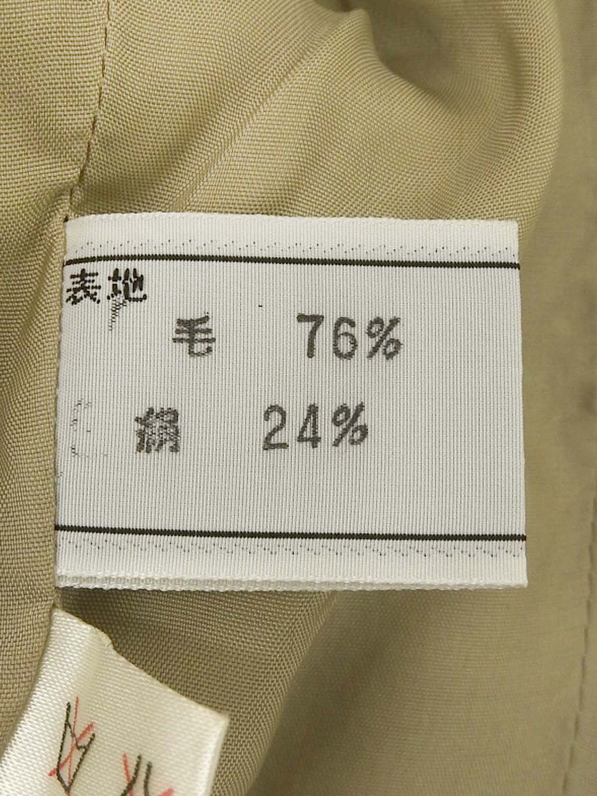 チェックパターンジャケット ライトカーキ/マルチ