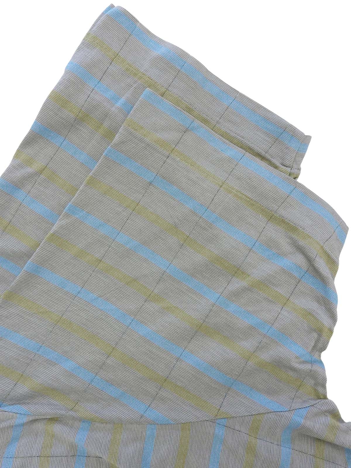 Border pattern logo embroidered polo shirt in grey