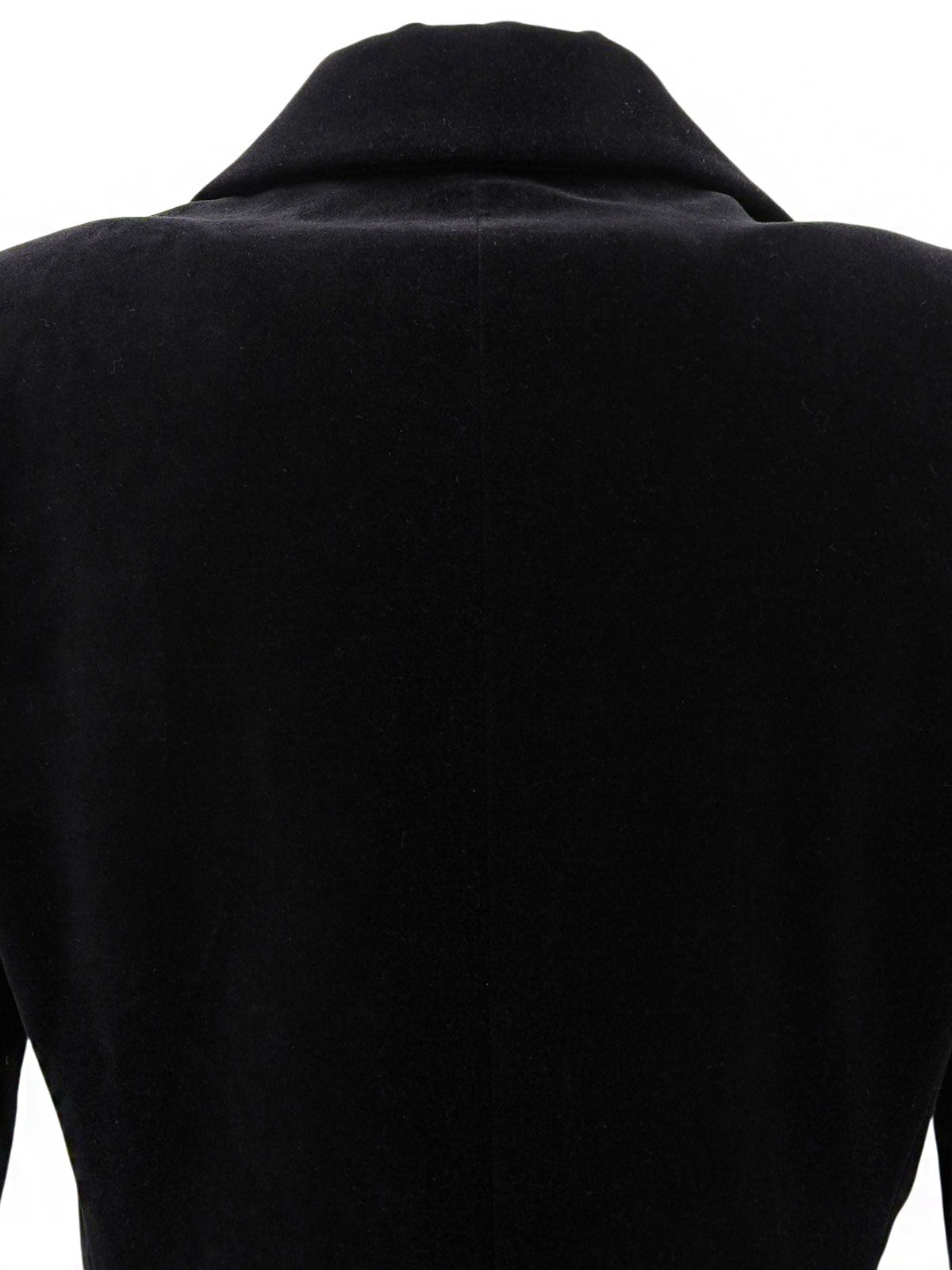 ベロアロゴボタンジャケット ブラック