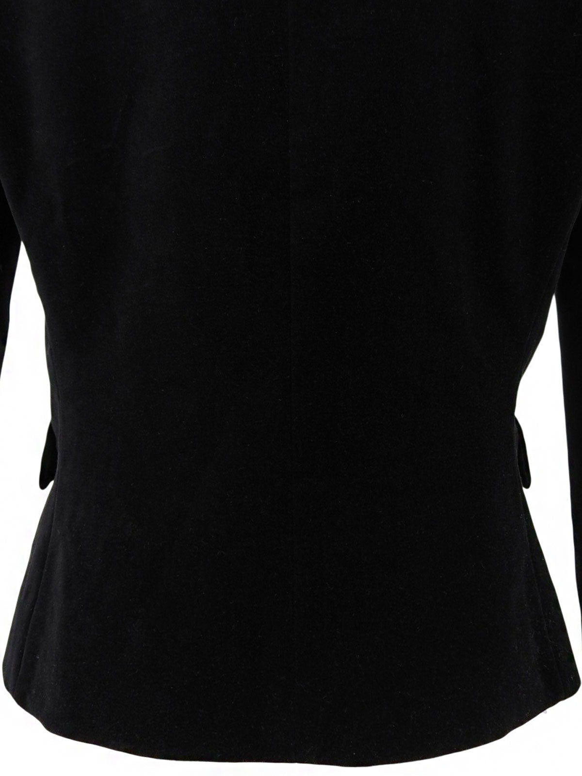 ベロアロゴボタンジャケット ブラック