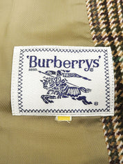 Wool Check Pattern Set-Up Khaki/Multi