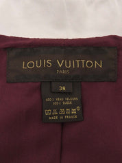 Real Leather Botanical Logo Embroidered Jacket in White/Multi