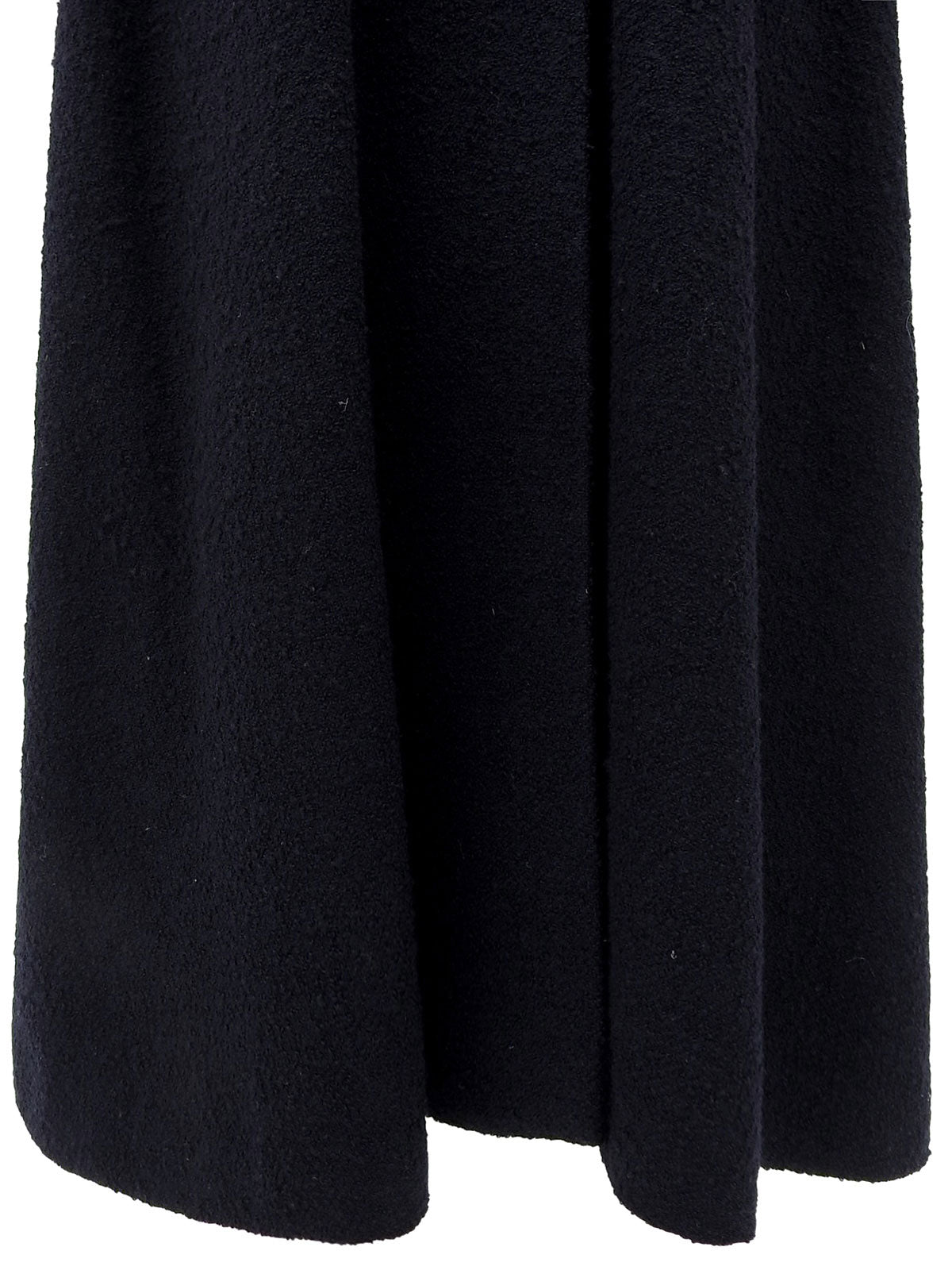 Velvet Design Clover Button Long Coat Navy/Black