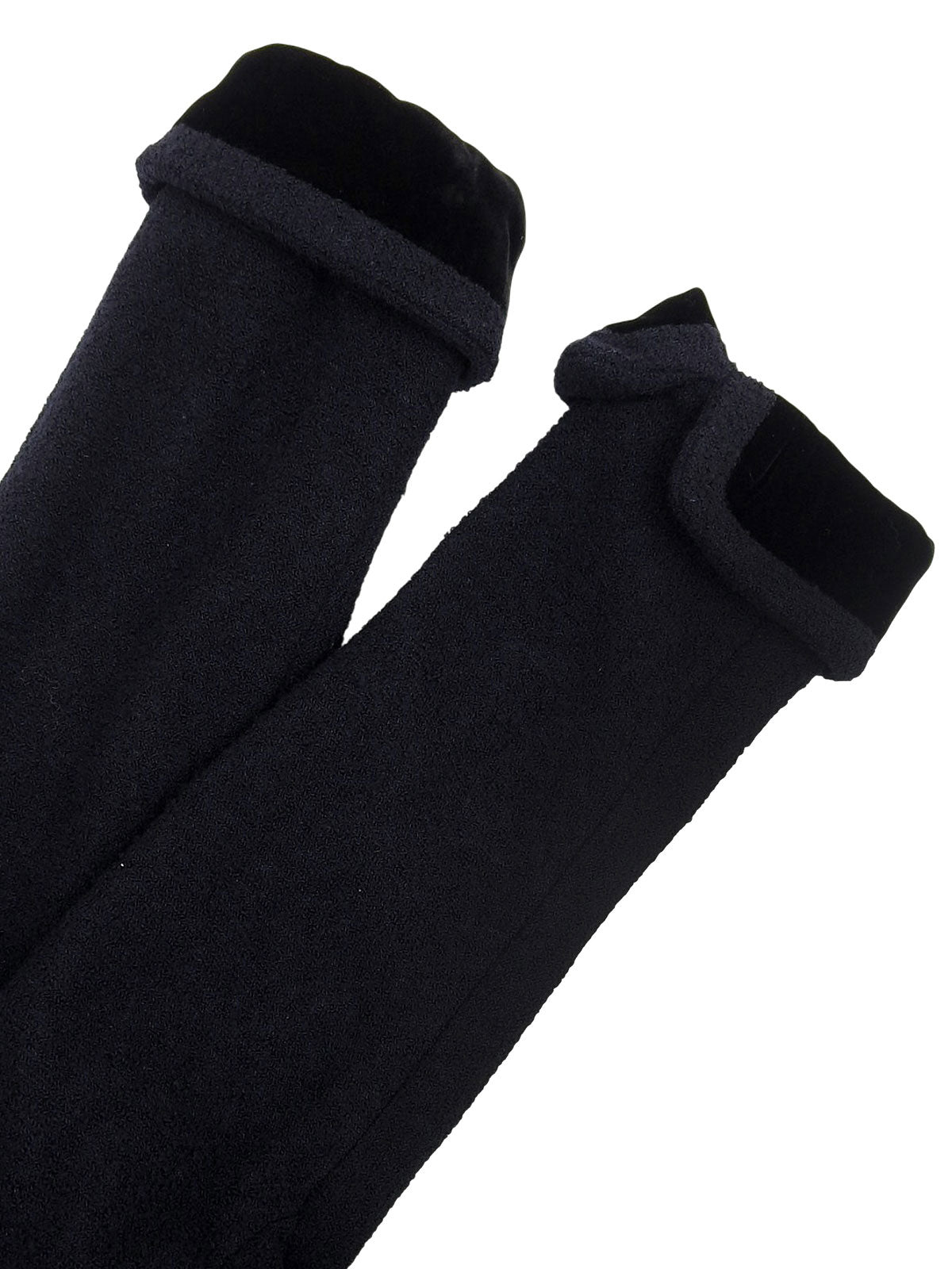 Velvet Design Clover Button Long Coat Navy/Black