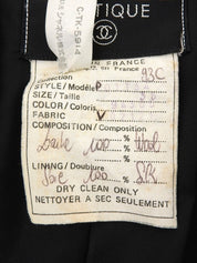 1993 CC mark button double-breasted jacket in black